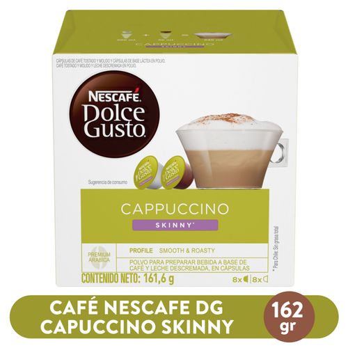 Cápsulas Café Cappuccino Skinny Caja, 16 un Nescafé Dolce Gusto