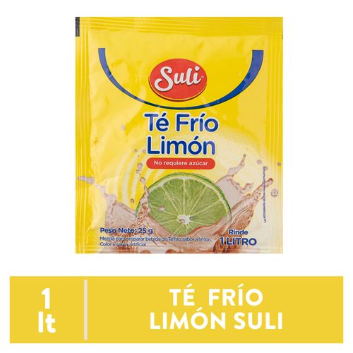 Mezcla Suli Para Bebida Té Frio Limón - 25 g
