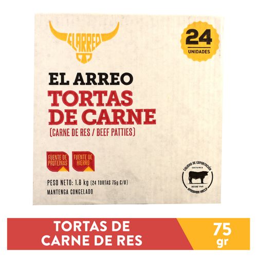 Torta El Arreo Congelado Carne - 1800gr