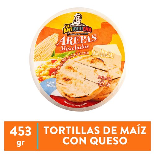 Arepas La Antioqueña con queso - 453 g