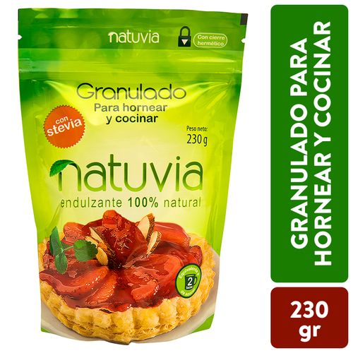 Endulzante Natuvia Natural Granualdo Con Stevia - 230 g