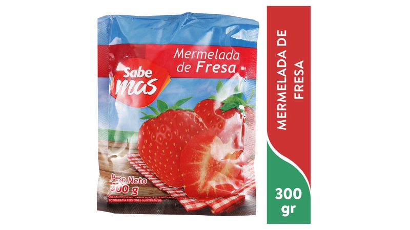 Mermelada de fresa / Bolsa - Fruta Dulce