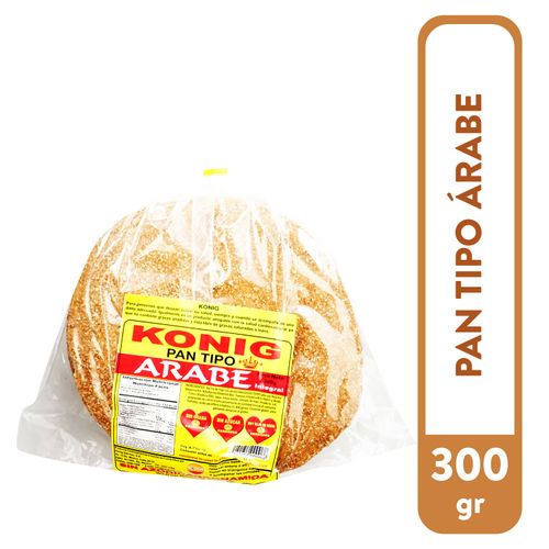 Pan Konig integral tipo árabe 5 Uds - 300 g