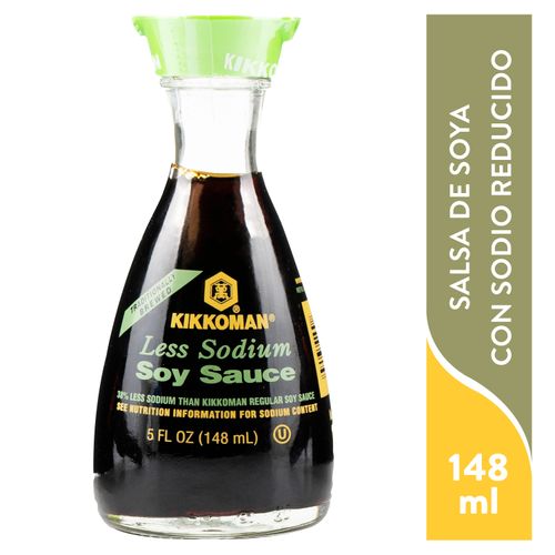 Salsa Kikkoman Soya Reducida En Sodio - 148ml