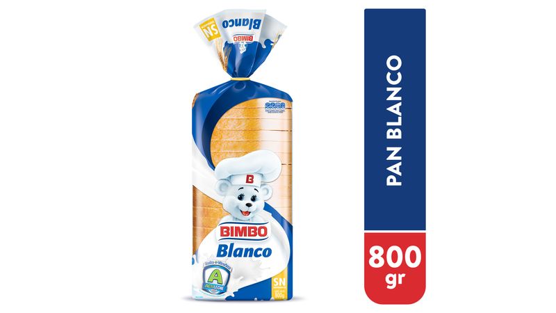 Pan Bimbo Blanco 400g - Masonline - Más Online