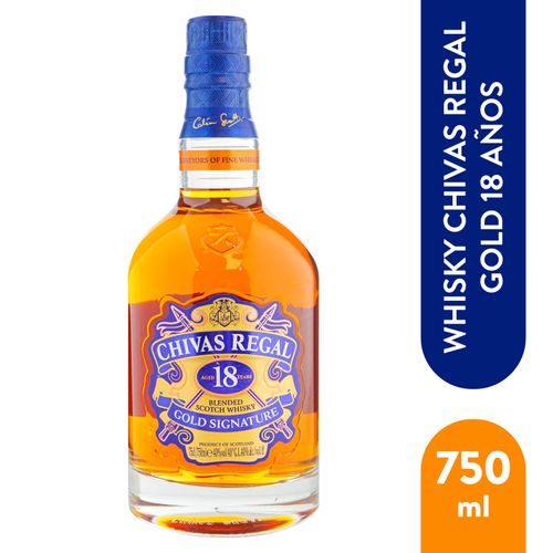 Whisky Chivas Regal Escoces 18 Años - 750ml