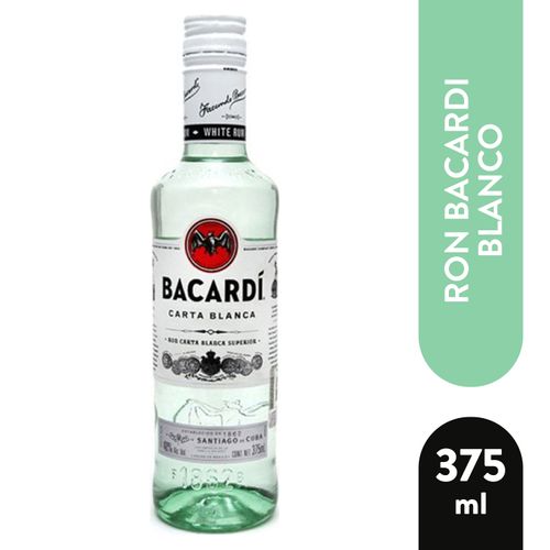 Ron Bacardi Blanco -375ml