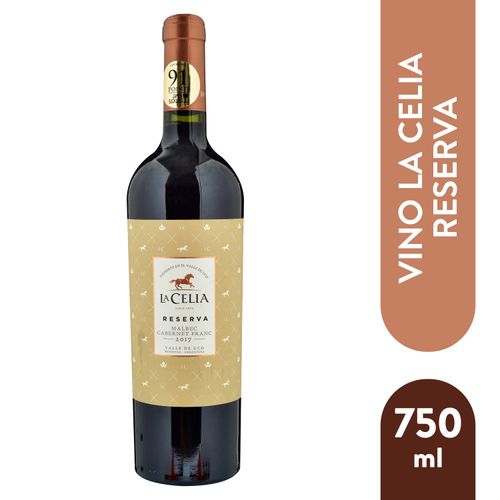 Vino La Celia reserva malbec  cabernet - 750 ml