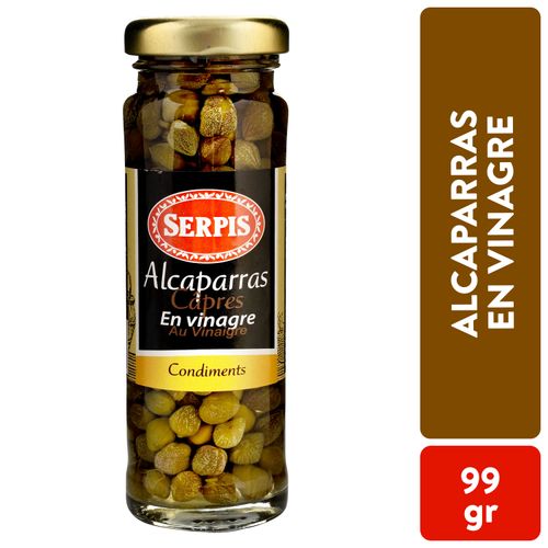Alcaparras Serpis en vinagre Envase De Vidrio - 100 g