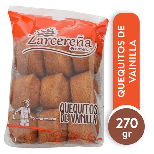 Quequitos La Zarcereña artesanales sabor vainilla 9 Uds - 315 g