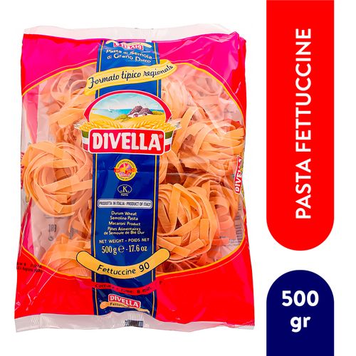 Pasta Divella tallarin Fettuccine no.90 - 500 g