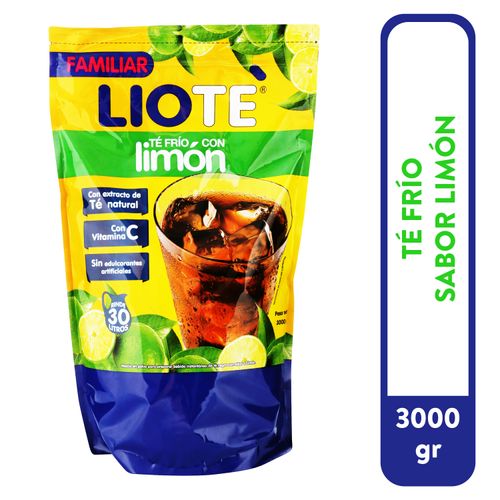 Bedida Lio en polvo té con limón - 3000 g