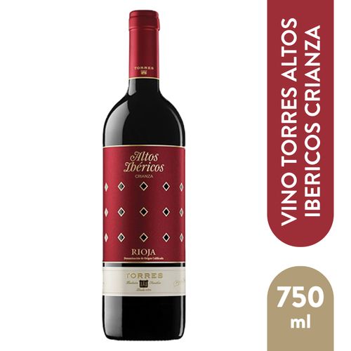 Vino Tinto Torres Altos Ib´Rricos Crianza 750 Ml