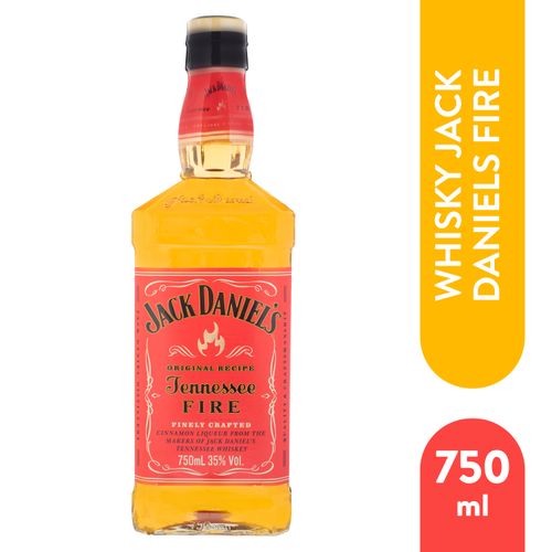 Whisky Jack Daniels Fire Botella - 750ml