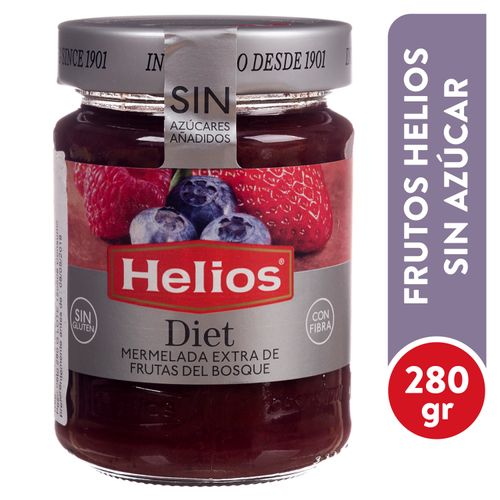 Mermelada Helios Sin Azúcar Frutos Del Bosque - 280 g