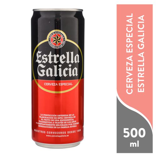 Cerveza Estrella Galicia lata - 330 ml