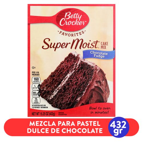 Mezcla Betty Crocker P Reposteria Chocolate Fudge 432Gr