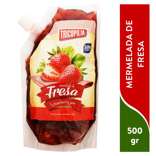 Mermelada Tricopilia Fresa Doy Pack -500gr