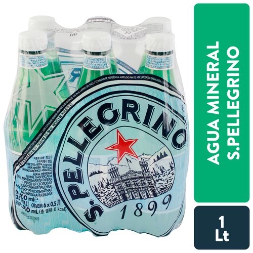 Snpellegrino Agua Gasif 500Ml 6Pk