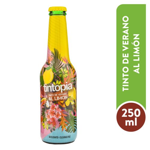 Ron Tintopia sabores tropicales botella de vidrio - 250 ml