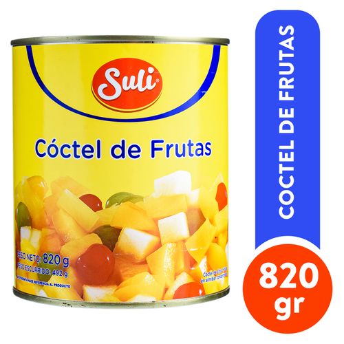 Coctel Suli de frutas enlatado - 820 g