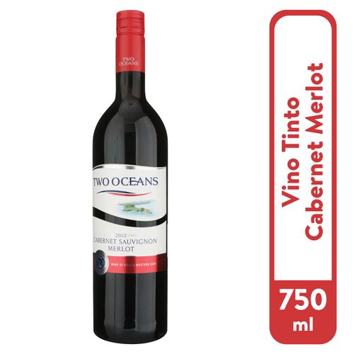 Vino Tinto Two Oceans Cabernet Merlot -750ml