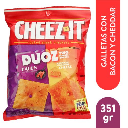 Galleta Cheez It bacon y chedar dúo - 351 g