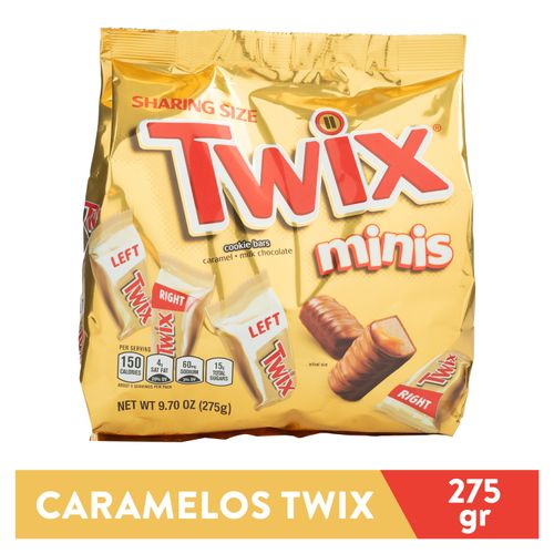 Caramelo Twix miniaturas - 275 g