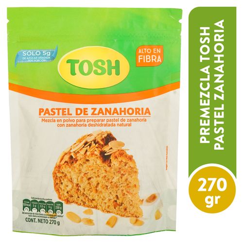 Premezcla Tosh Pastel Zanahoria -270gr