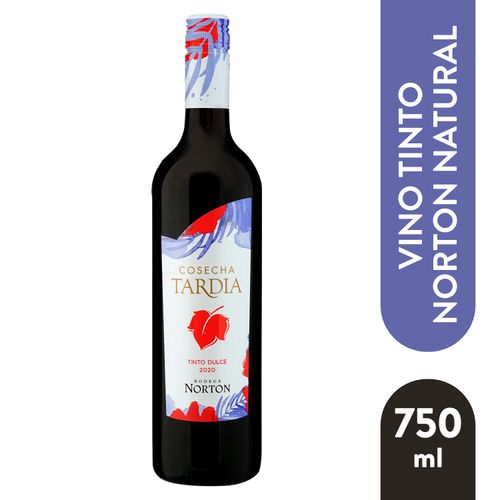 Vino Norton cosecha tardía tinto -750 ml