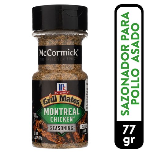 Sazonador Mccormick para pollo asado montreal - 77 g