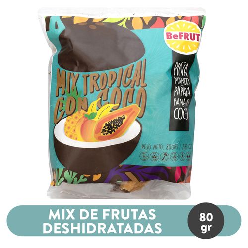 Mix De Frutas Befrut Deshidratadas -80gr