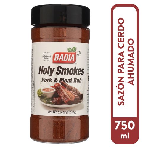 Sazonador Badia ahumado para carne de cerdo y libre de gluten - 156 g