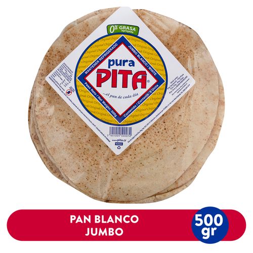 Pan Pita Refrigerado Jumbo - 500Gr