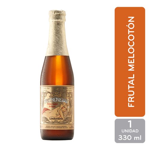 Cerveza Lindemans Artesanal Melocotón - 250 ml