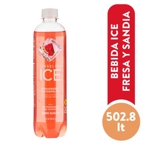 Agua Gasificada Sparkling Ice Fresa Sandia - 502.8ml