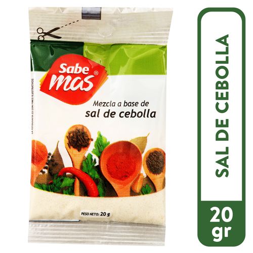 Condimento Sabemas a base de sal de cebolla - 20 g