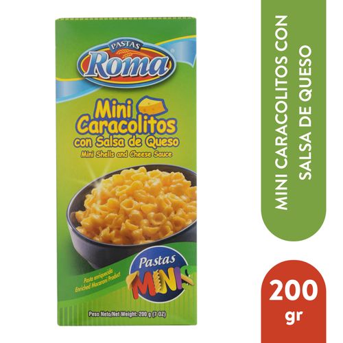 Pasta Roma Mini Caracolitos Con Queso -200gr