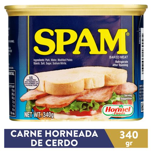 Carne Hormel horneada spam de cerdo - 340 g