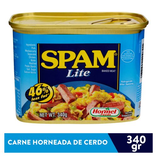 Carne Hormel horneada spam de cerdo lite - 340 g