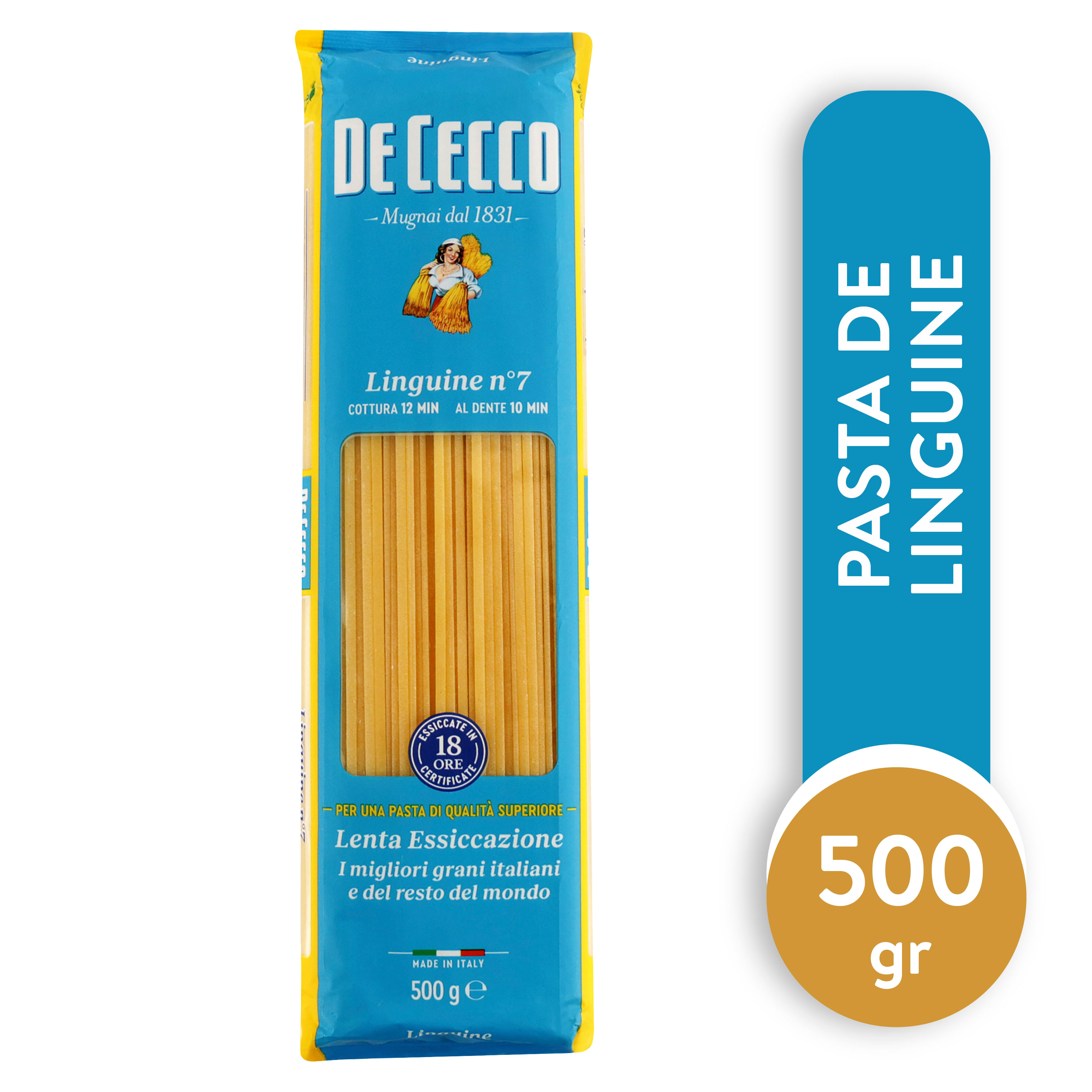 Pasta De Cecco Fusilli Integral de 500 gr