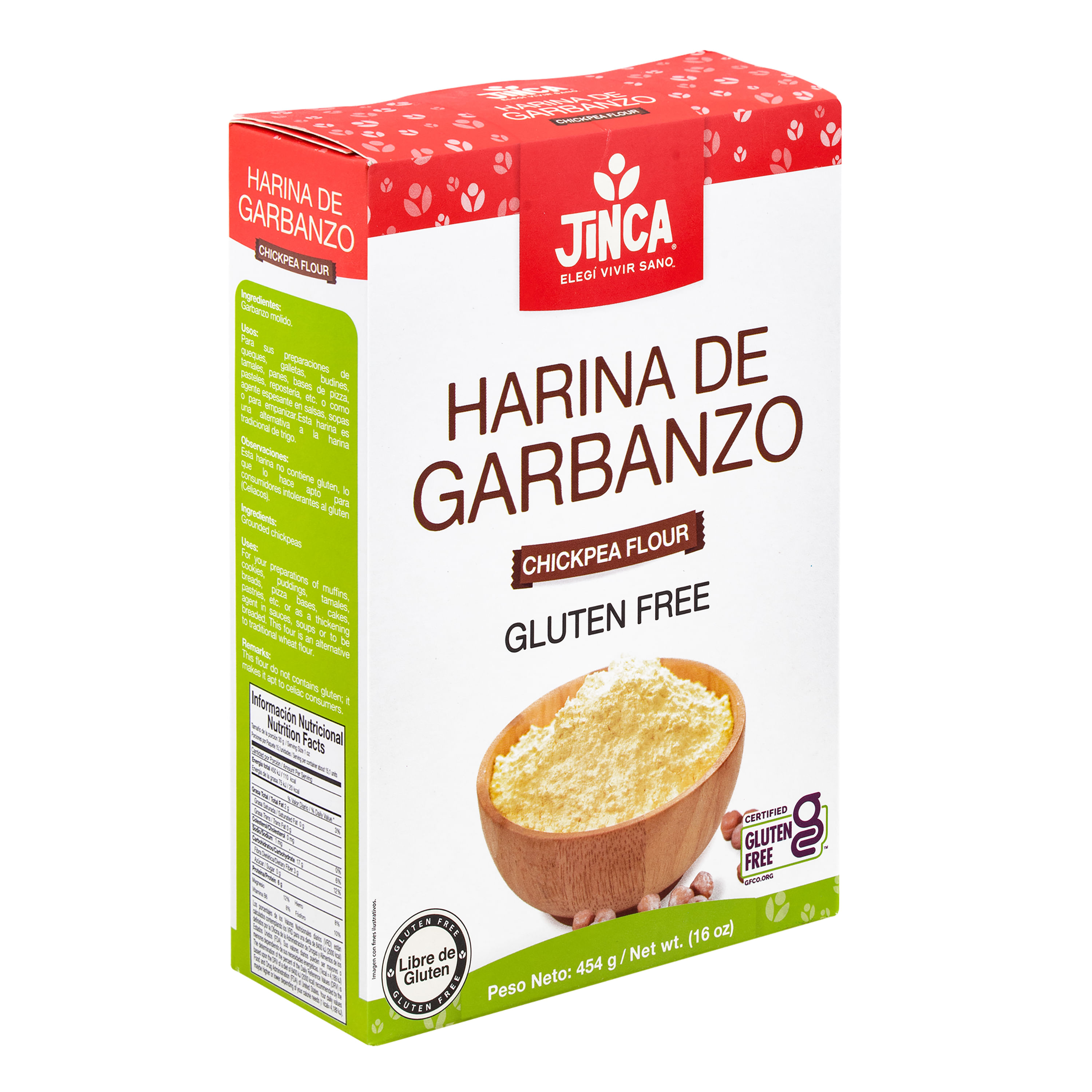 Harina de Garbanzo Pregelatinizada Sin Gluten 350g Verdemolino :  : Alimentos y Bebidas