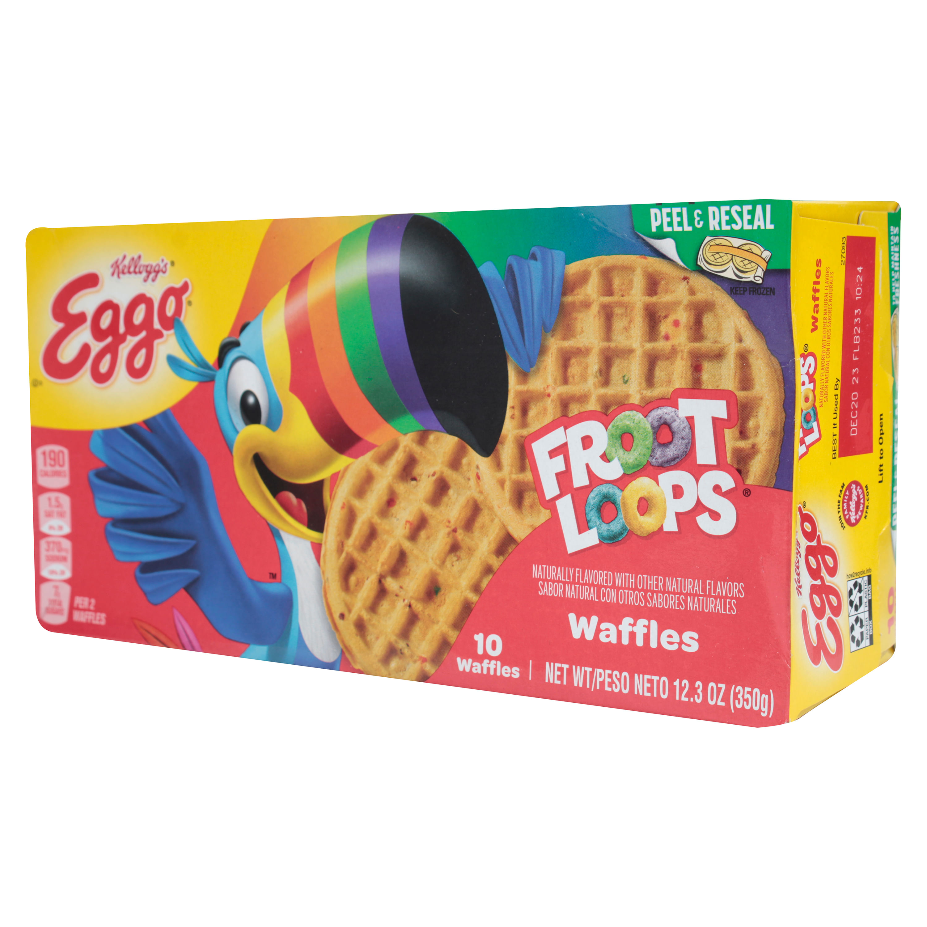 Comprar Waffles Eggo Froot Loops -349gr
