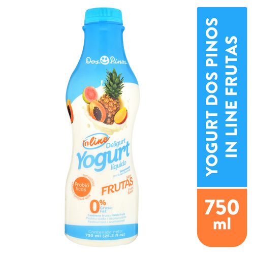 Yogurt Dos Pinos In Line Frutas - 750Ml