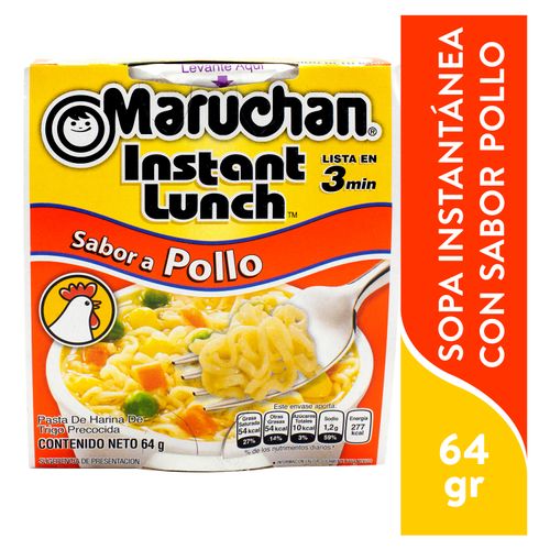 Sopa Maruchan instantánea ramen pollo - 64 g