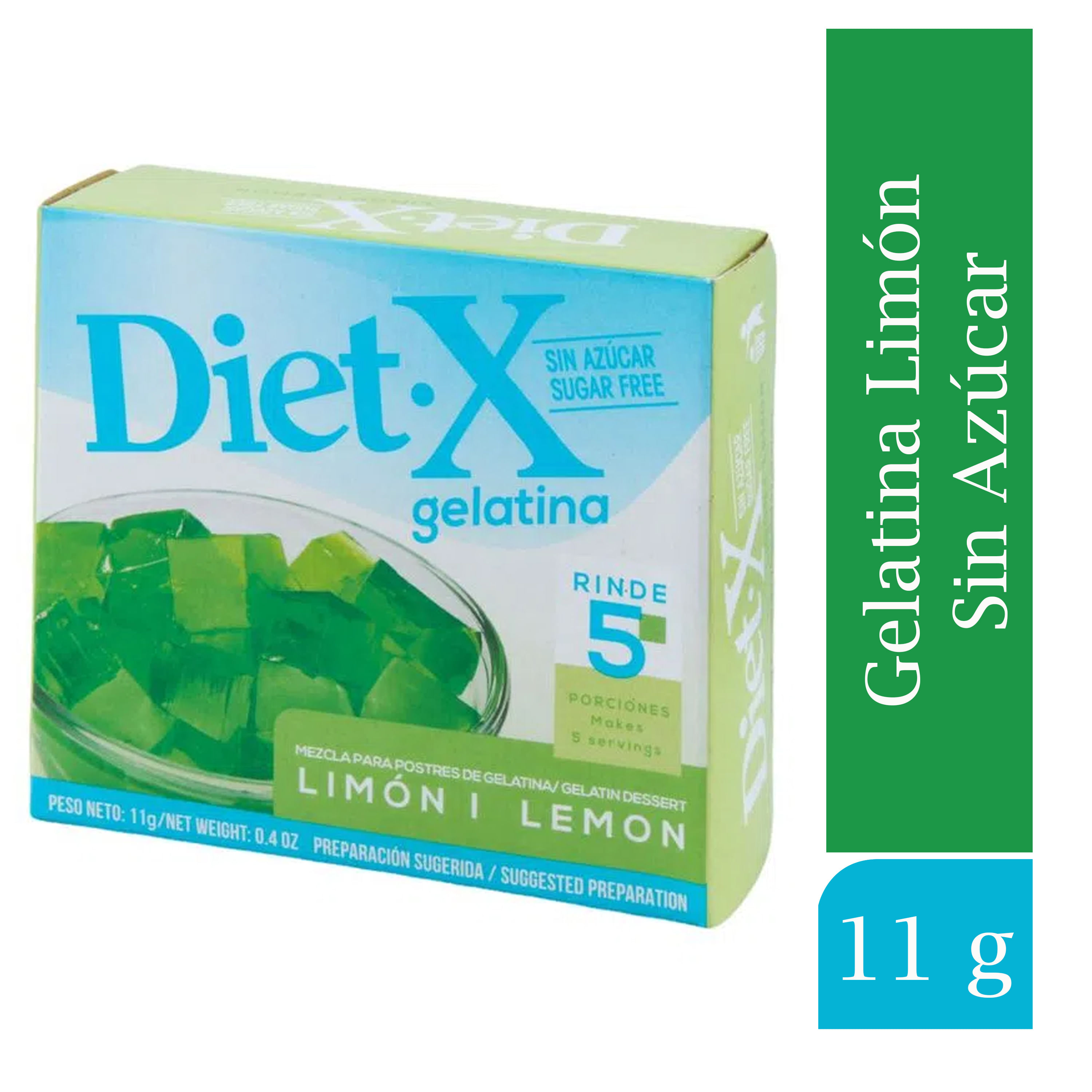 Gelatina sin Azúcar 100g. sabor Limón - Shop Duche