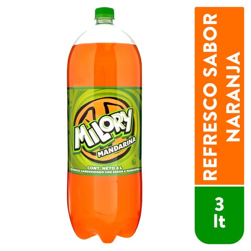 Bebida Gasificada Milory Mandarina Citrus Pet -3000ml