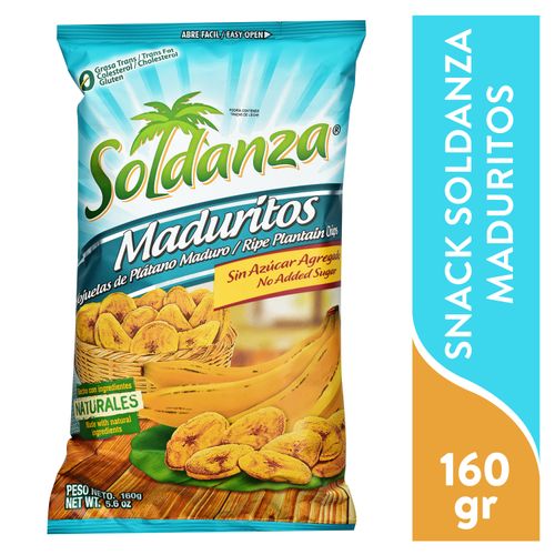 Snack Soldanza maduritos - 160 g