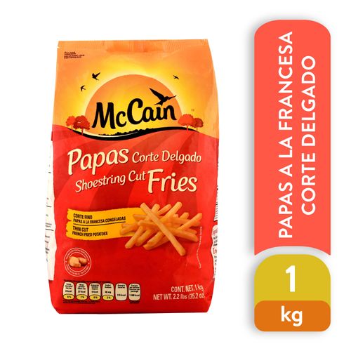 Papas Fritas Mccain Corte Delgado - 1000gr