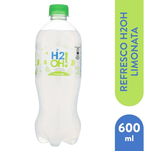 Limonda H2OH Carbonatado Sabor Limón - 600ml